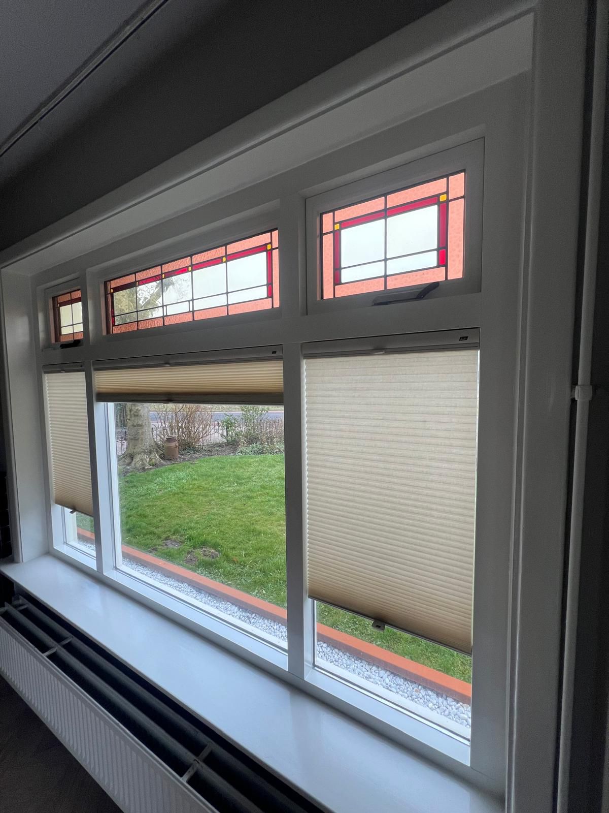 Raam in lichte tint